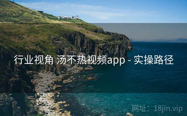 行业视角 汤不热视频app - 实操路径