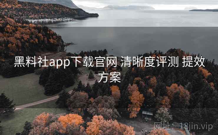 黑料社app下载官网 清晰度评测 提效方案